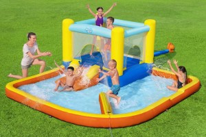  Beach Bounce Bestway 53381 с горкой и фонтанами 