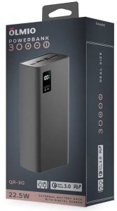 Внешний аккумулятор OLMIO QR-30 30000mAh